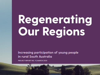 Stay focused on regional young people while the future is being re-imagined