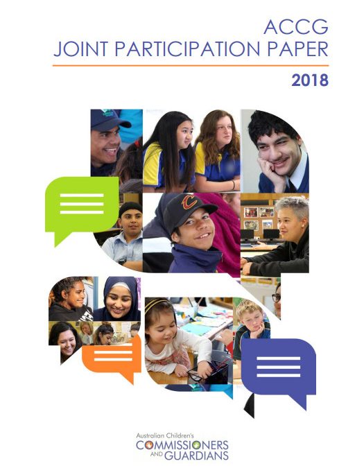 Australian Children’s Commissioners and Guardians | Joint Participation Paper