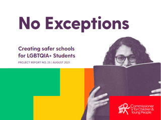 Every LGBTQIA+ student has the right to feel safe at school –  no exceptions