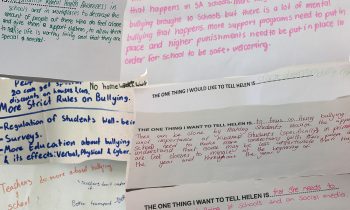 Last year children and young people told me that bullying was one of the biggest issues for them and they wanted me to do something about this in my work as Commissioner for Children and young people