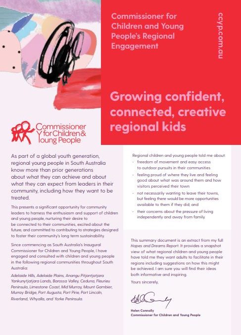 Growing Confident, Connected, Creative Regional Kids