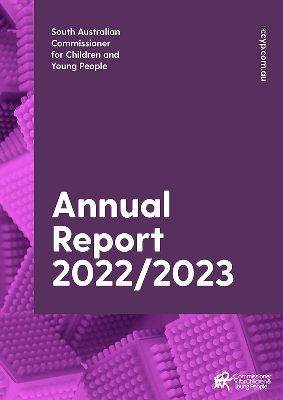 purple annual report cover