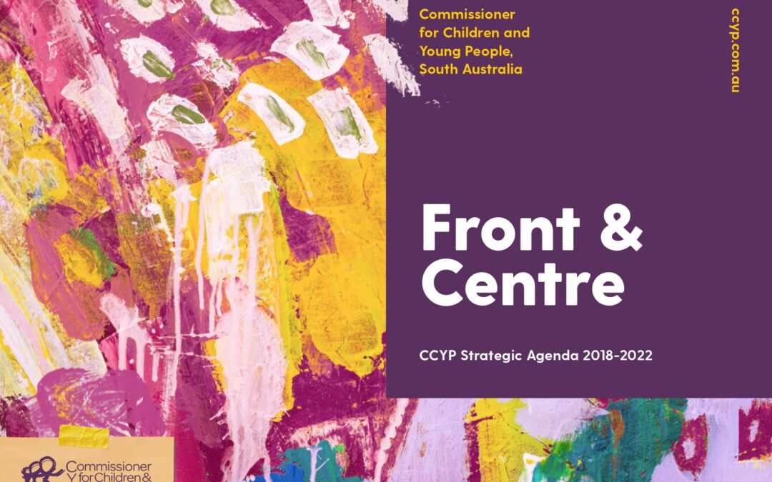 Front & Centre – CCYP Strategic Agenda 2018-2022