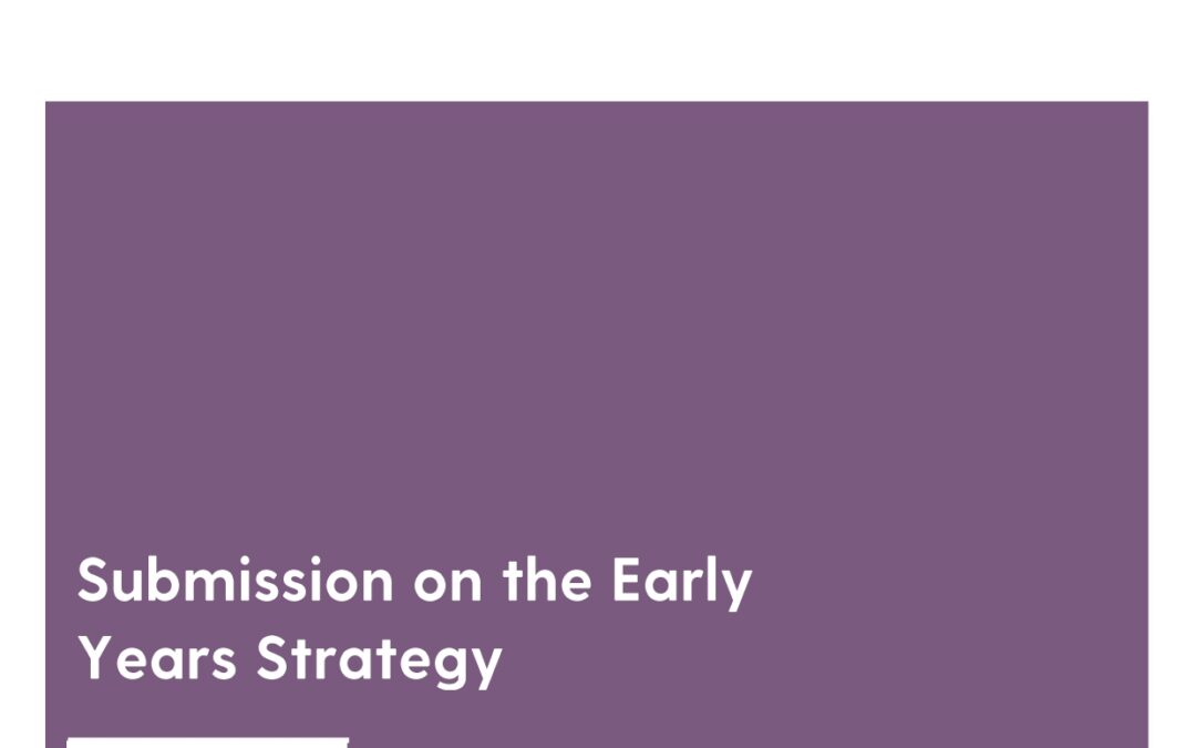 Submission on the Early Years Strategy 2023