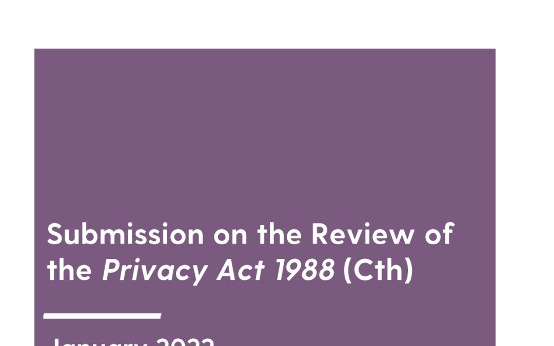 Submission on the Review of the Privacy Act 1988 (Cth), 2022