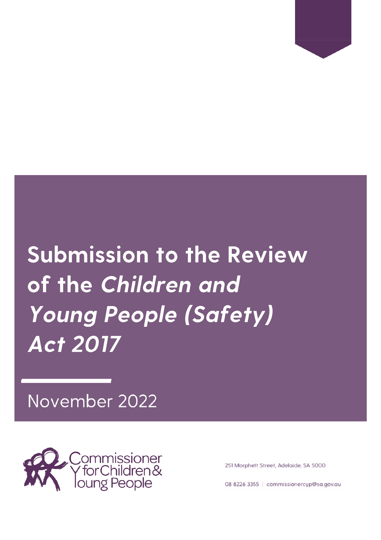 Annual Report to Children and Young People 2020-2021