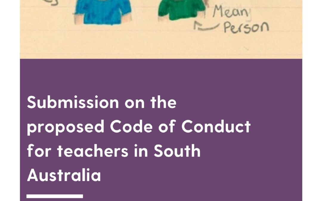 Submission on the Proposed Code of Conduct for Teachers, 2022