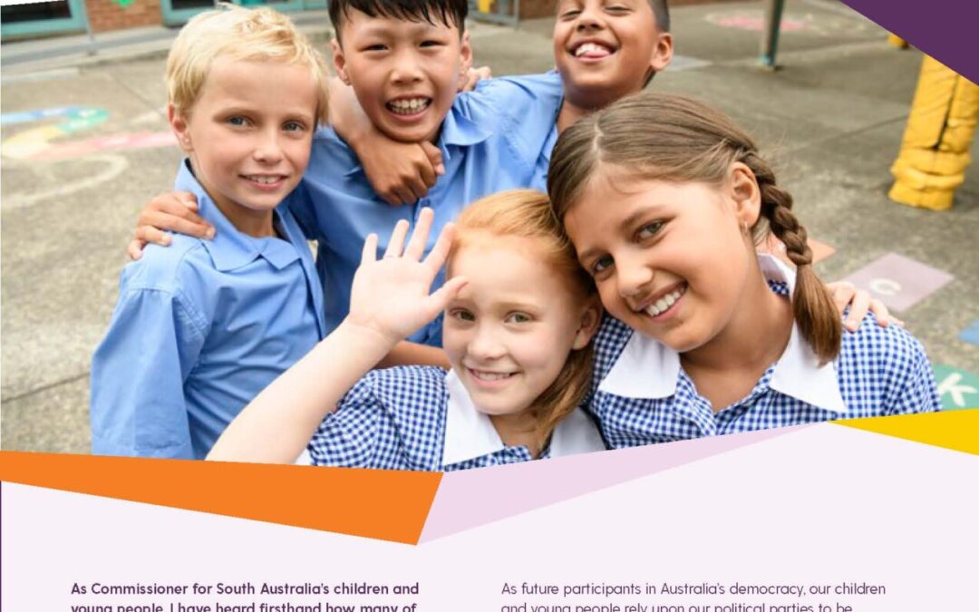 Legislation Priorities to Improve Outcomes for South Australia’s Children and Young People 2022-2026