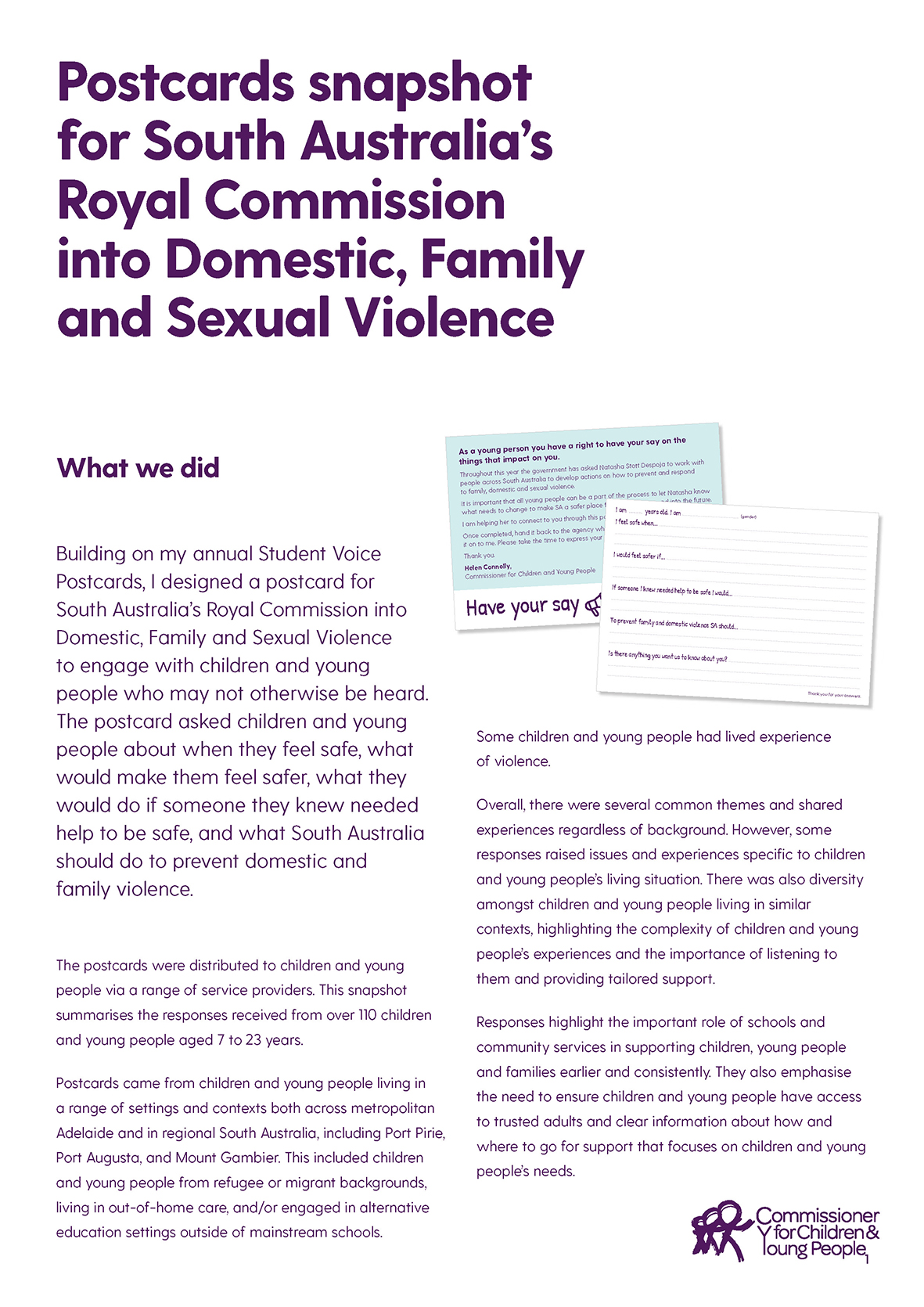 report cover