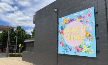 Blooms of Change: Periods Without Poverty Mural for Mount Barker CBD