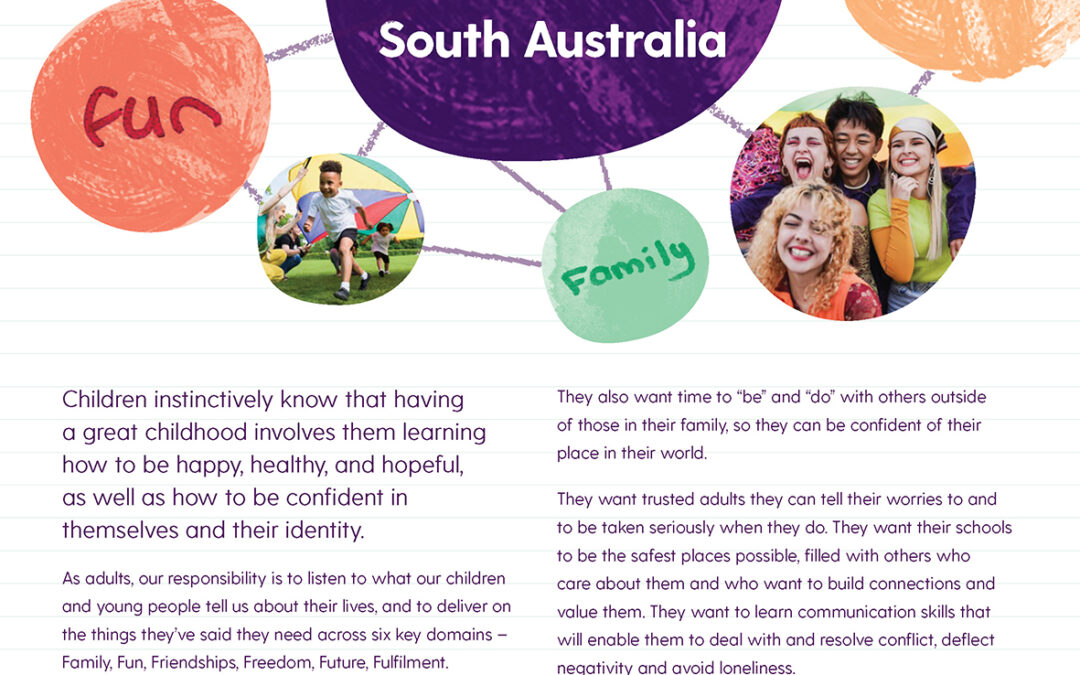 Blueprint for a great childhood in South Australia